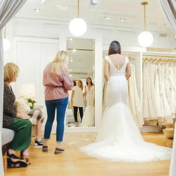 Behind the Scenes Wedding Dress Shopping Experience.