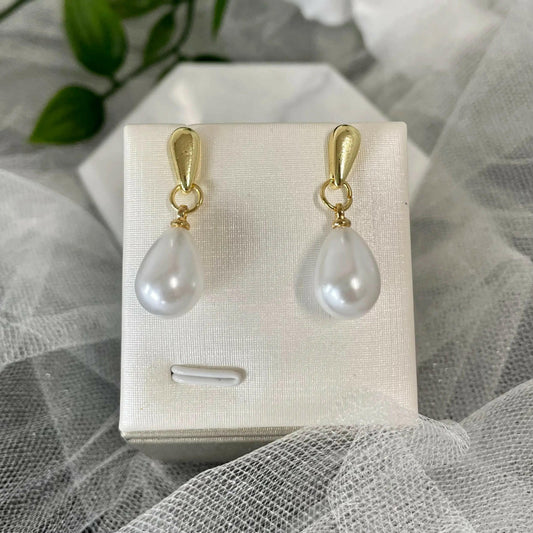 Golden Globe bridal earrings Divine Bridal