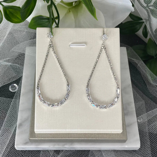 Andorra Teardrop Hoop Earrings.