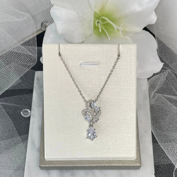 Bluebell Bridal Pendant Necklace.