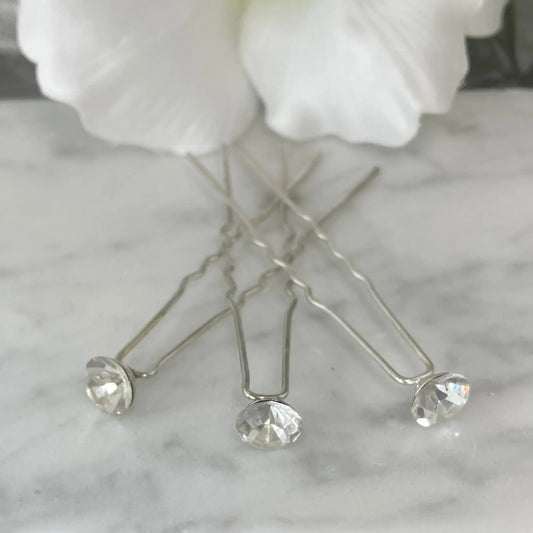 Bridal Diamanté Hair pins: Elegant Sparkle for Every Hairstyle.