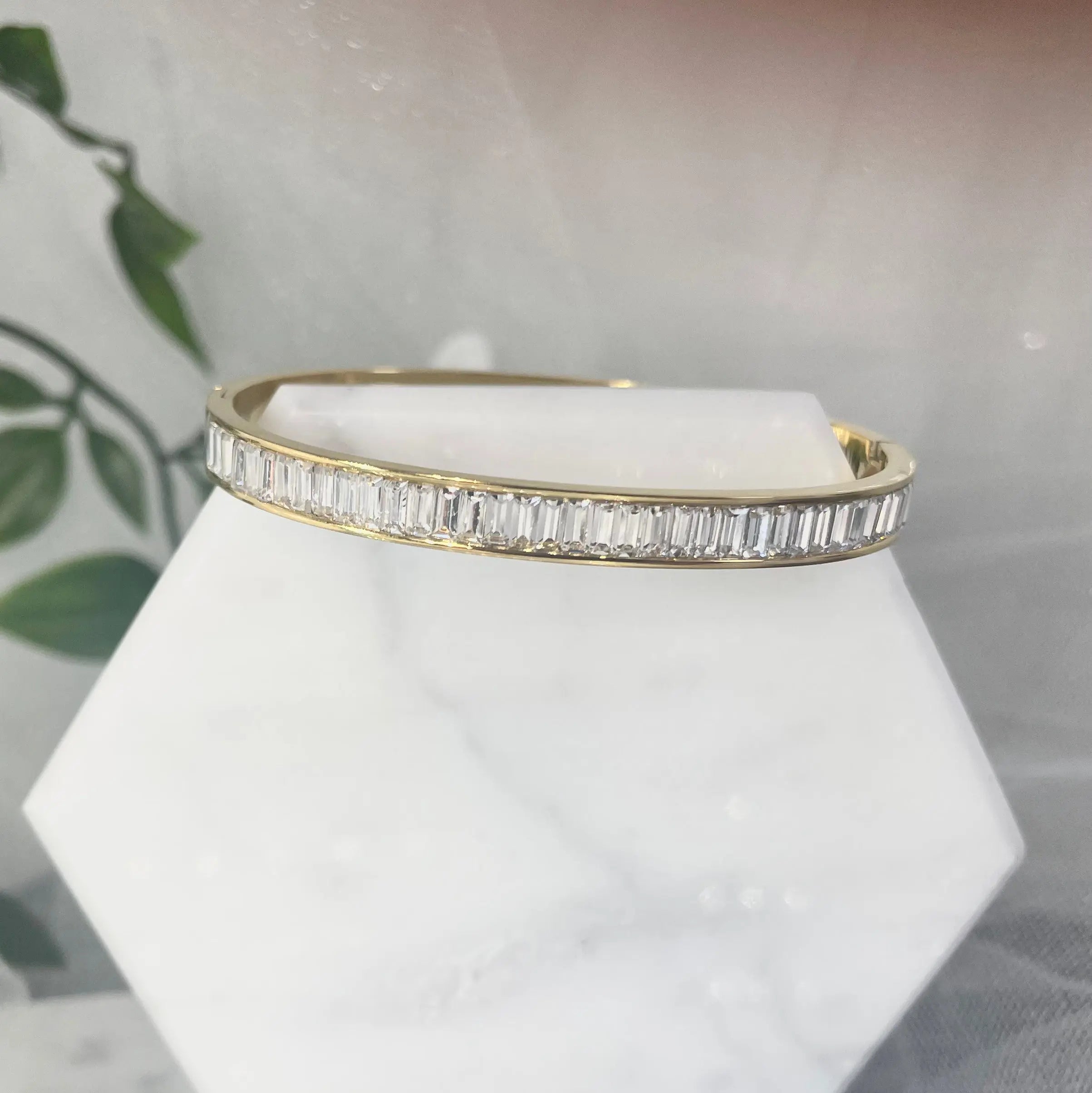 Goddess Bridal Bracelet: 18K Gold Plated | Luxury bridal accessories.
