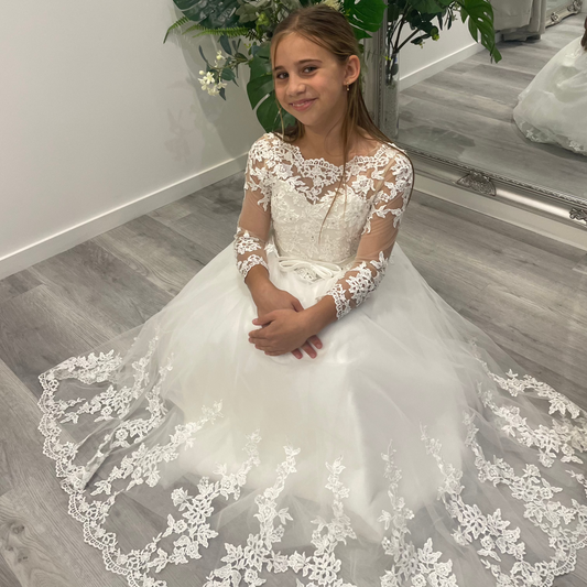 Leila flower girl dress Divine Bridal