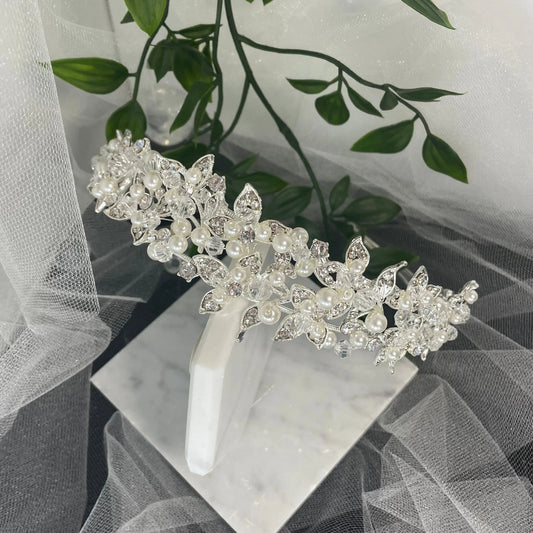 Iris Bridal Elegant Headpiece.