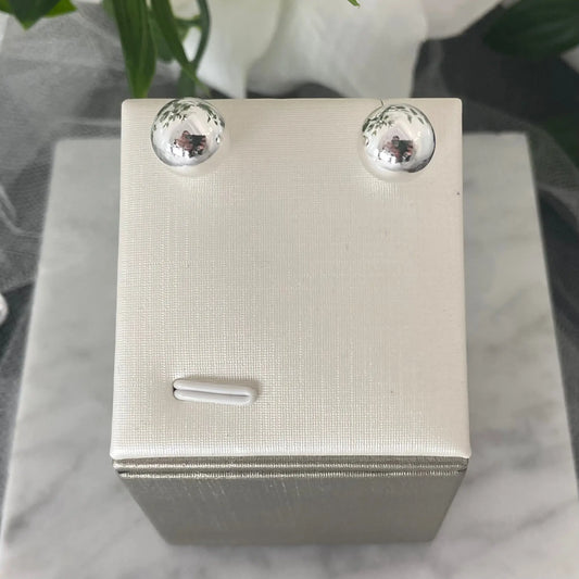 Myra Wedding Stud Earrings | 925 Sterling Silver Bridal Jewellery.