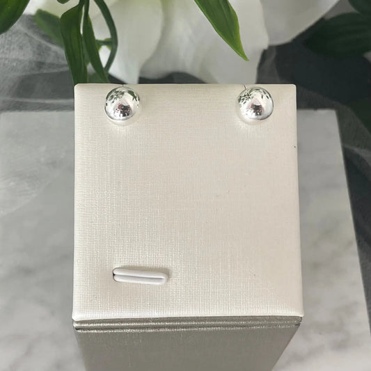 Myra Wedding Stud Earrings | 925 Sterling Silver Bridal Jewellery.