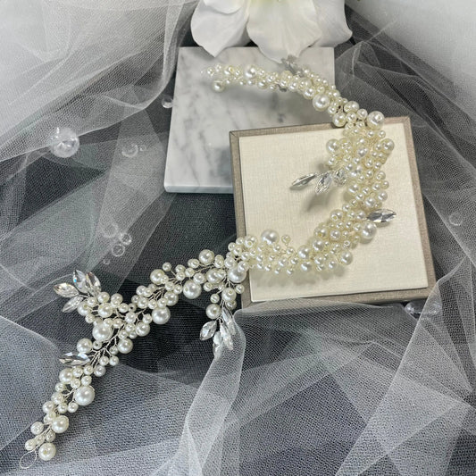 Valentina hair vine bridal costume jewellery.