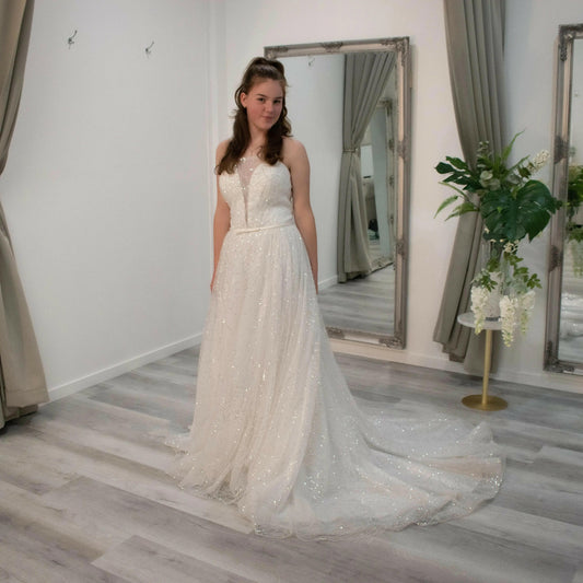 Bella Bridal Gown - Beaded Wedding Dress.