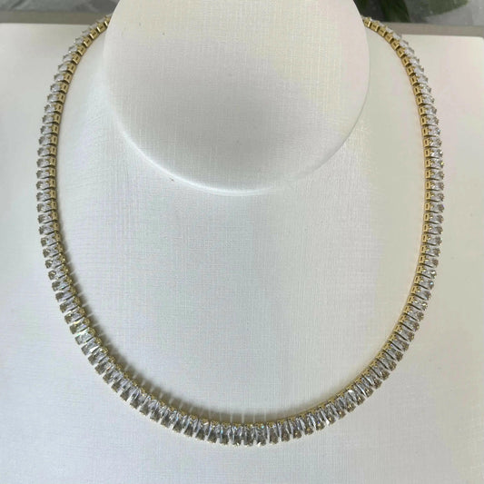 Dazzling Breanna Gold Necklace.