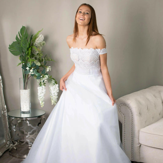 Elegant Beaded Bodice Deb Dress: Armadale Debutante Ball Dresses.