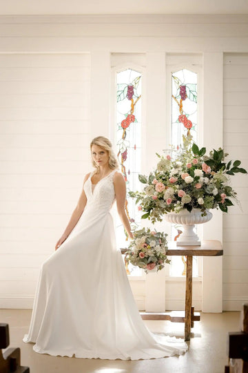 Elegant Simplicity: A Spotlight on Timeless Allure Bridal Dresses.