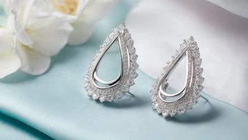Modern Bridal Earrings: Sleek and Chic Designs for Contemporary Brides.