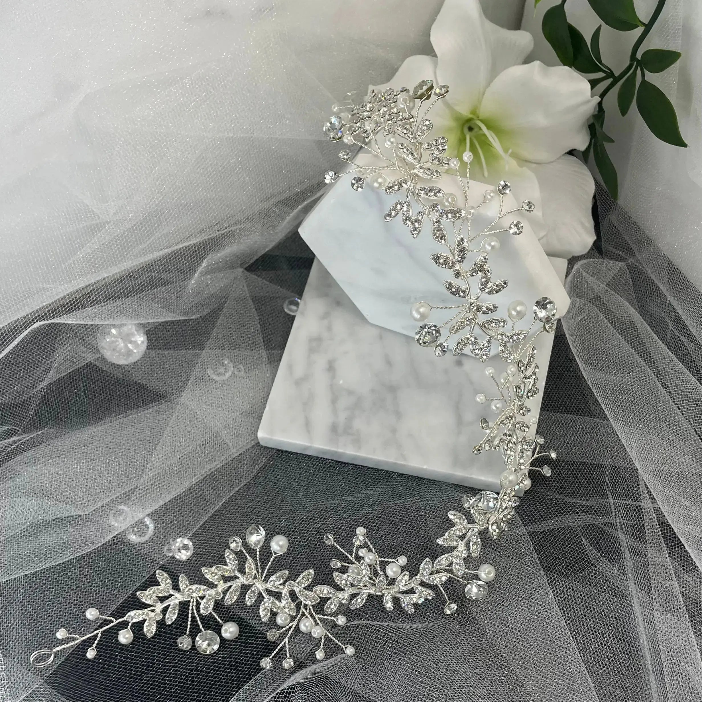 Bridal Hair Vine.