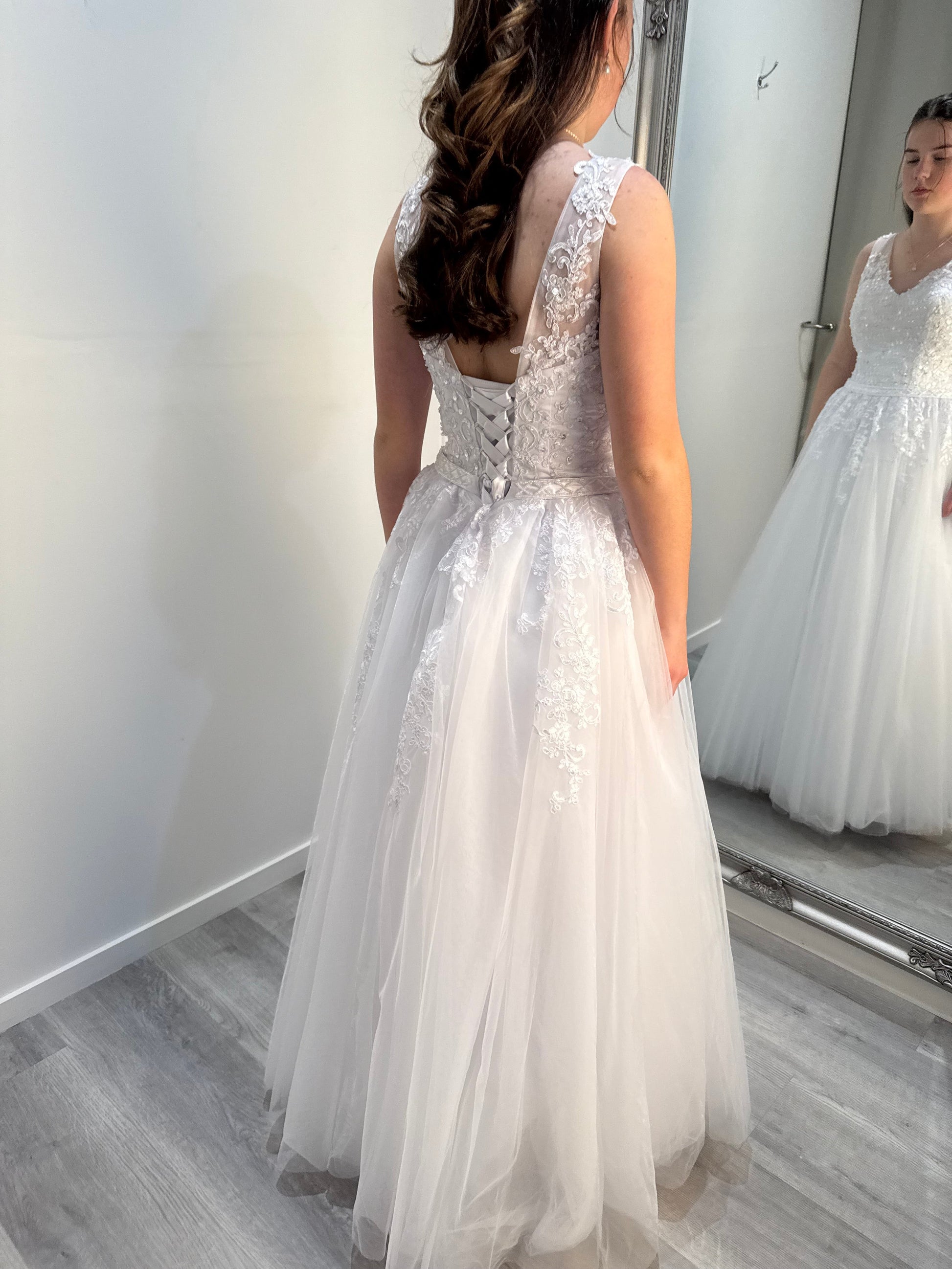 (Copy) Bella Debutante Dress – Satin Corset Deb Gown with Sweetheart Neckline Divine Bridal