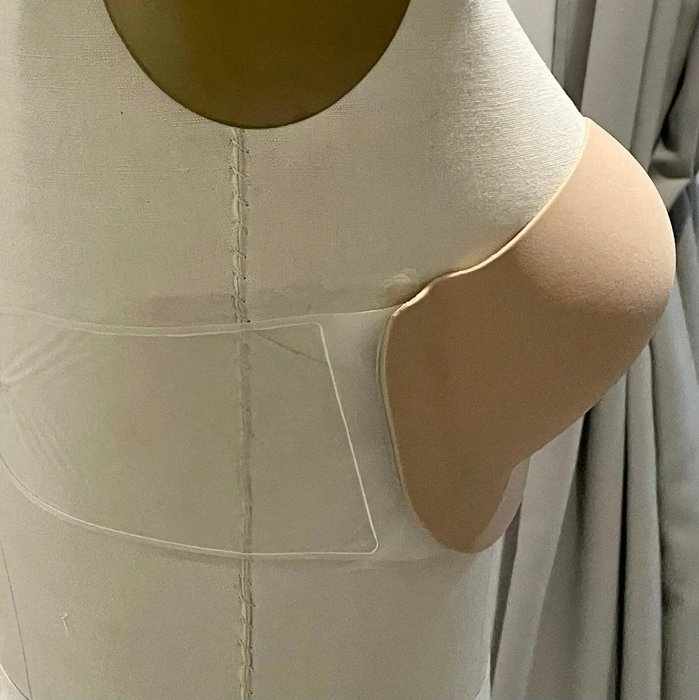 Same with stick on bra Divine Bridal