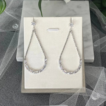 Andorra Teardrop Hoop Earrings.