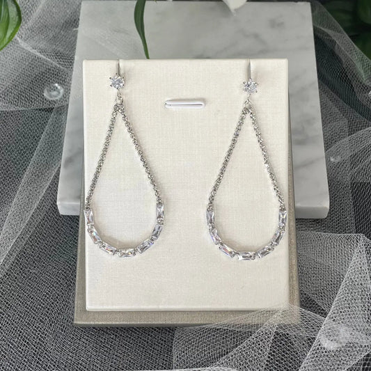 Andorra Teardrop Hoop Earrings.