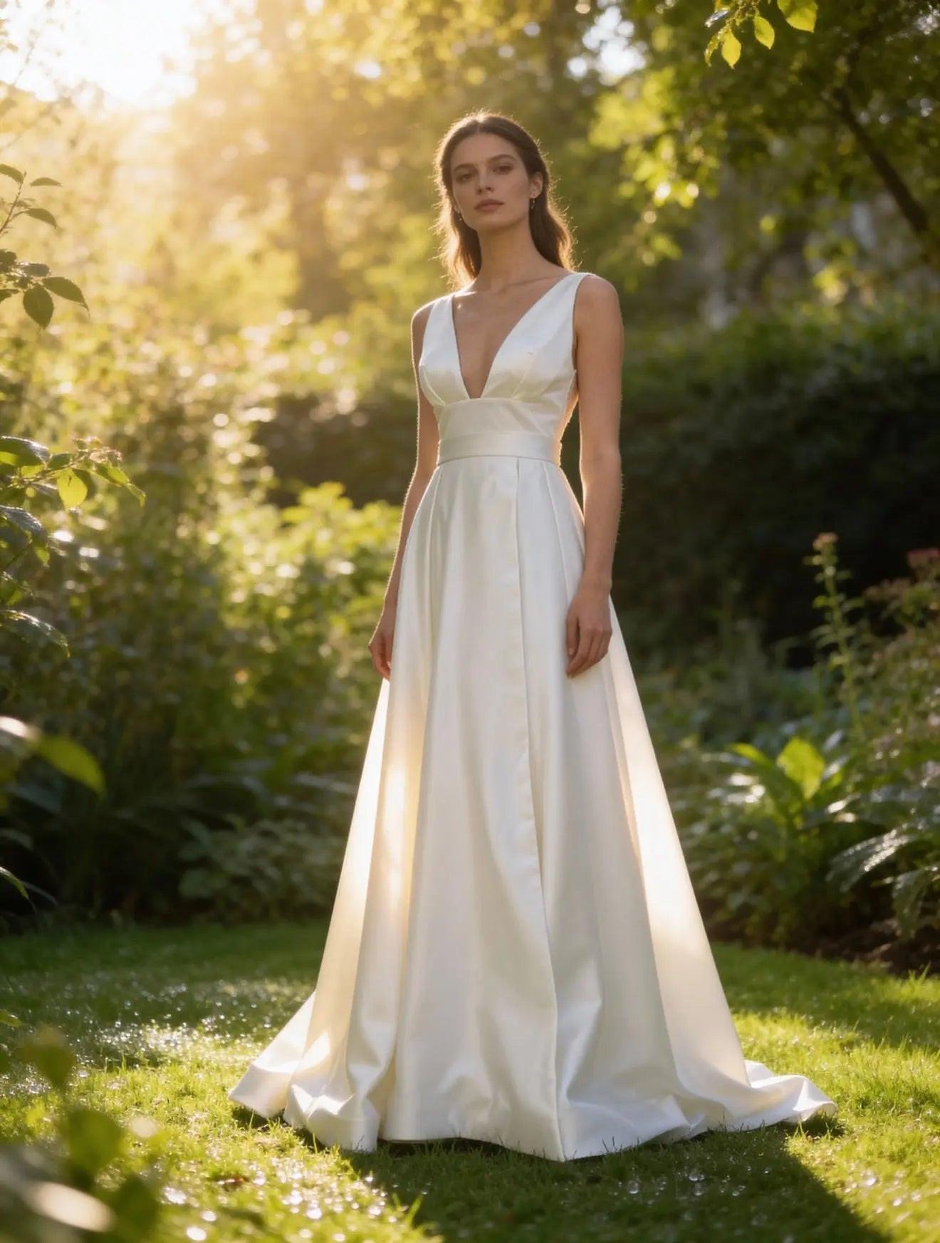 Front Split Wedding Dress Melbourne – Darcy Gown.