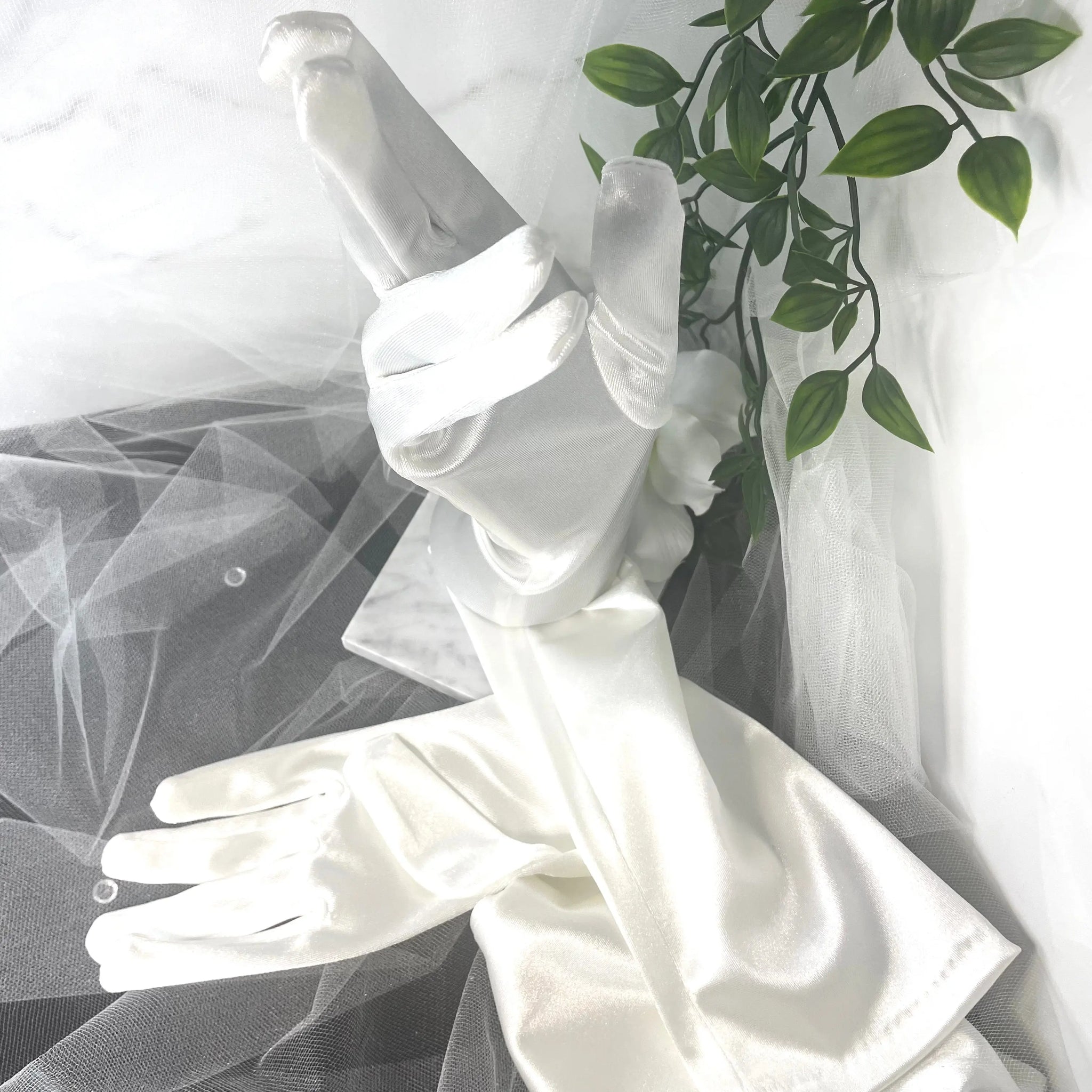 Exquisite Wedding & Debutante Gloves - Above-the-Elbow Elegance.