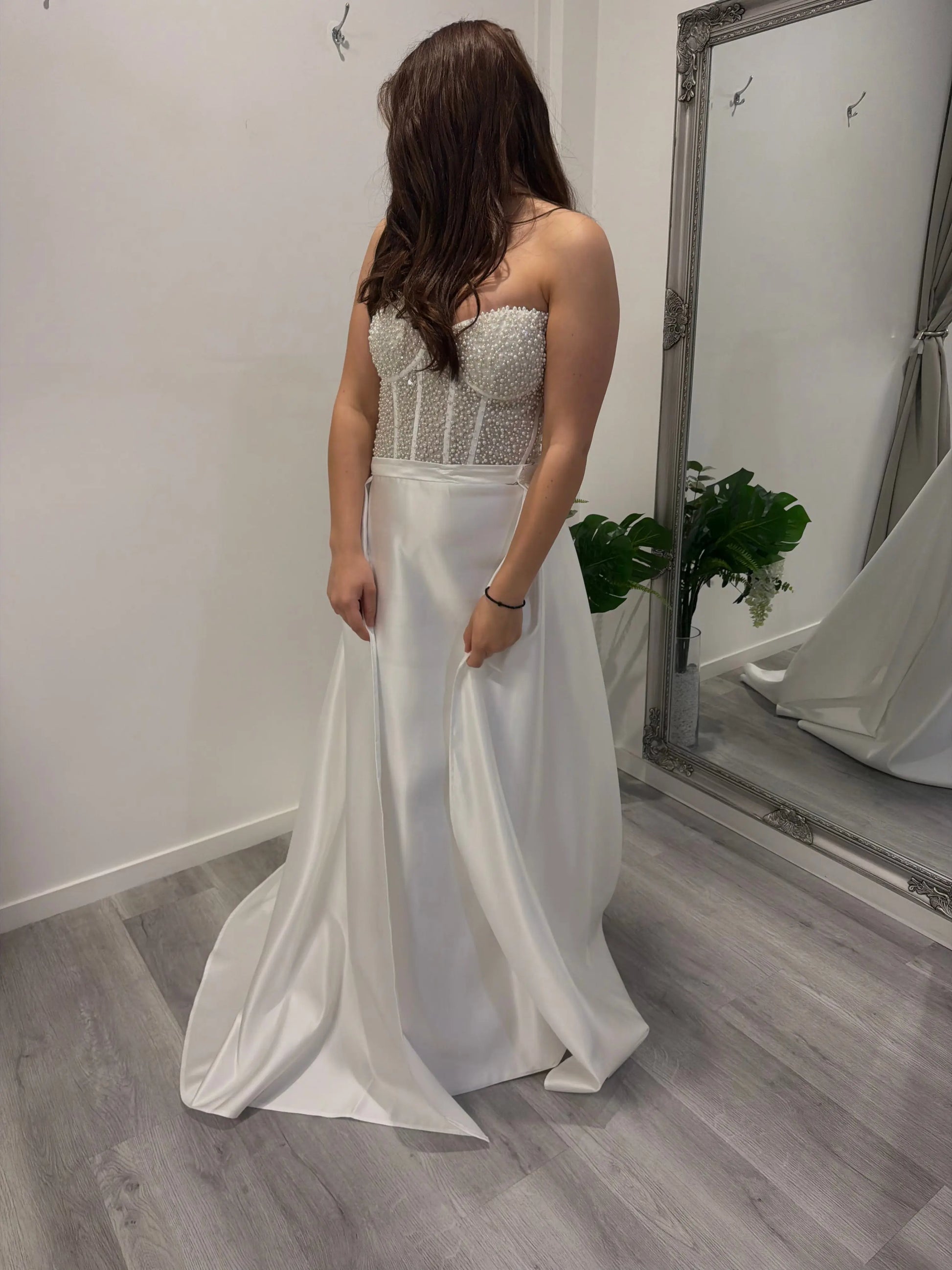 Beaded Corset Wedding Dress Selene.