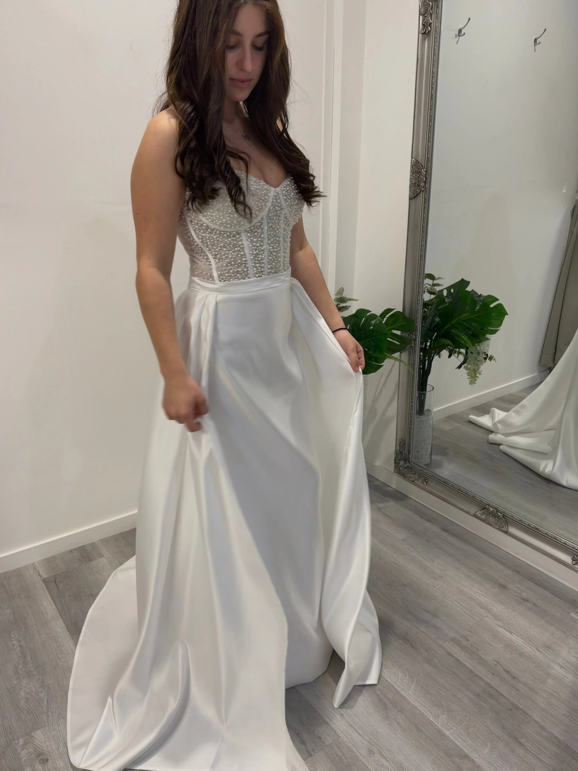 Beaded Corset Wedding Dress Selene.