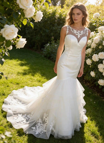 Trumpet Wedding Dress – Iris Couture Gown.