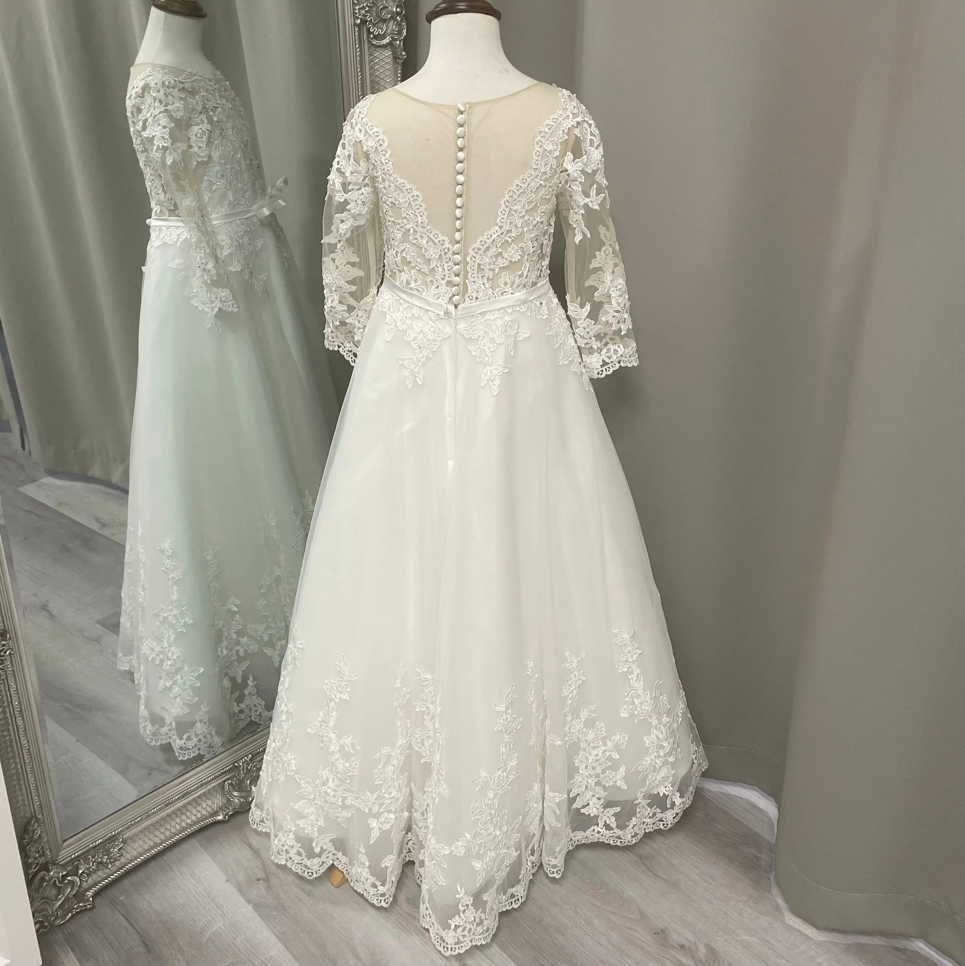 Leila flower girl dress.