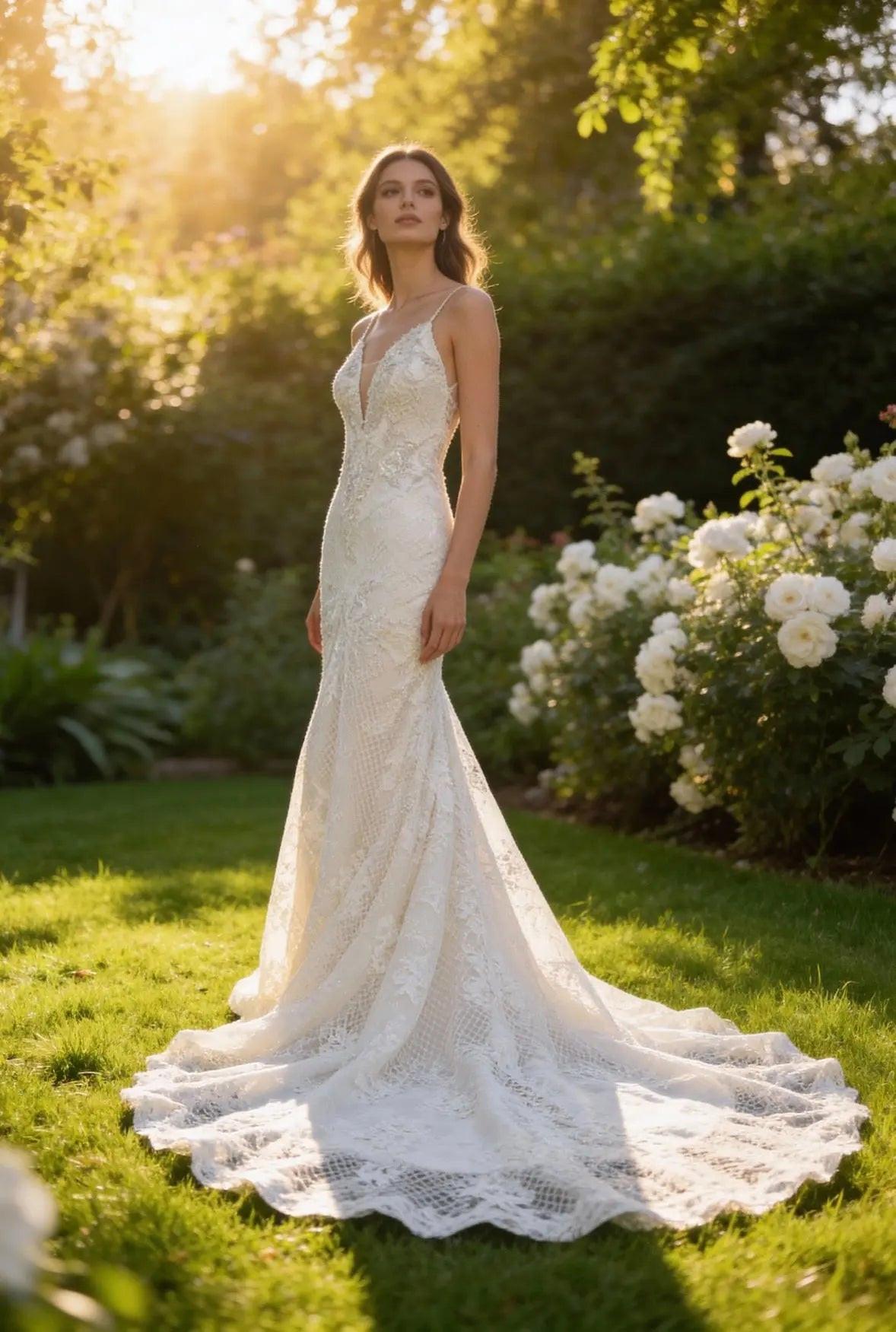 Madalyn Gown - Exquisite Fishtail Wedding Dress.
