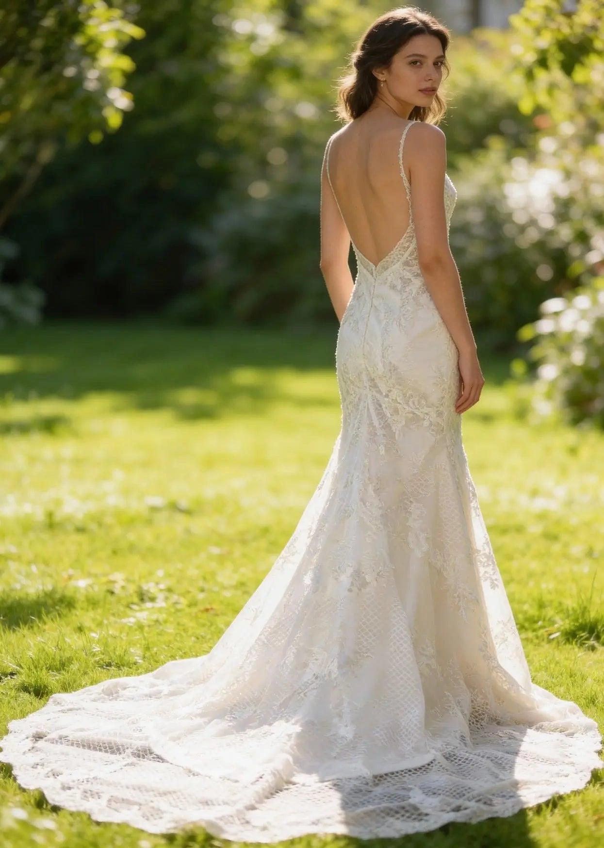 Madalyn Gown - Exquisite Fishtail Wedding Dress.