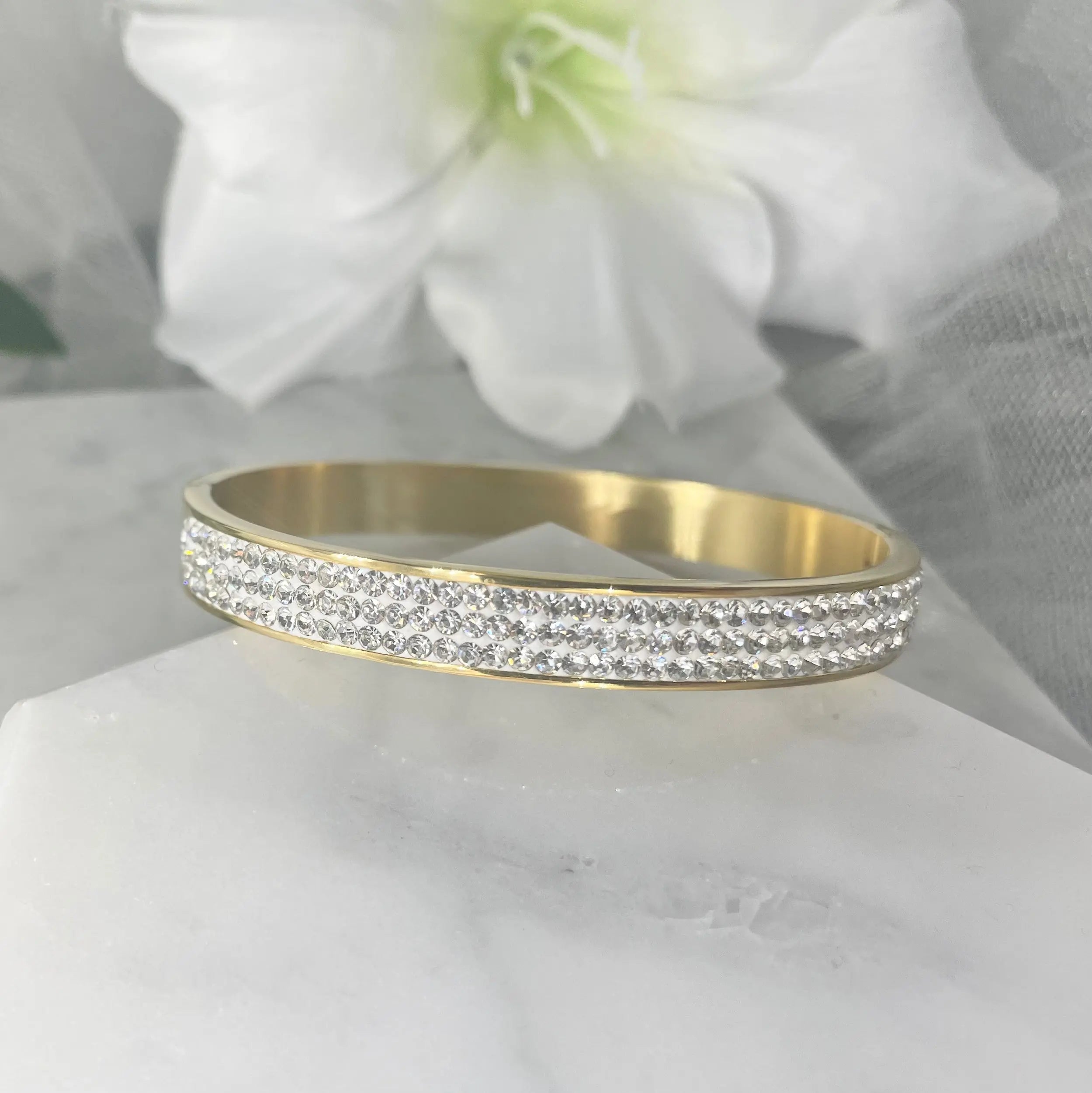 Roma Wedding Bracelet in Silver, Gold, and Rose Gold | Divine Bridal.