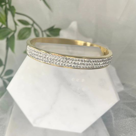 Roma Wedding Bracelet in Silver, Gold, and Rose Gold | Divine Bridal.