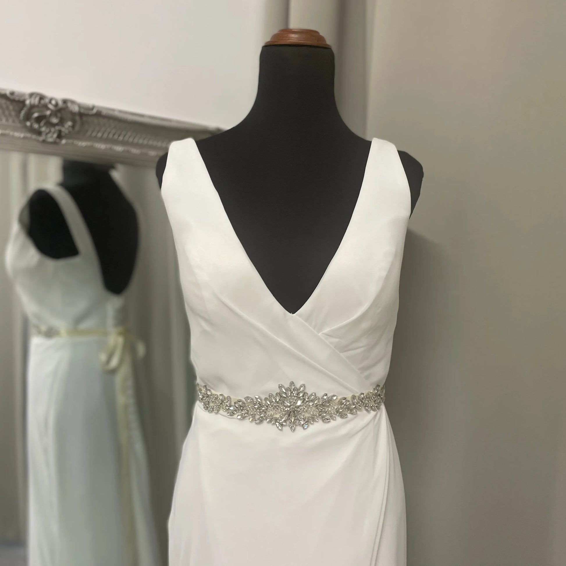 Rose Custom Bridal Belt.