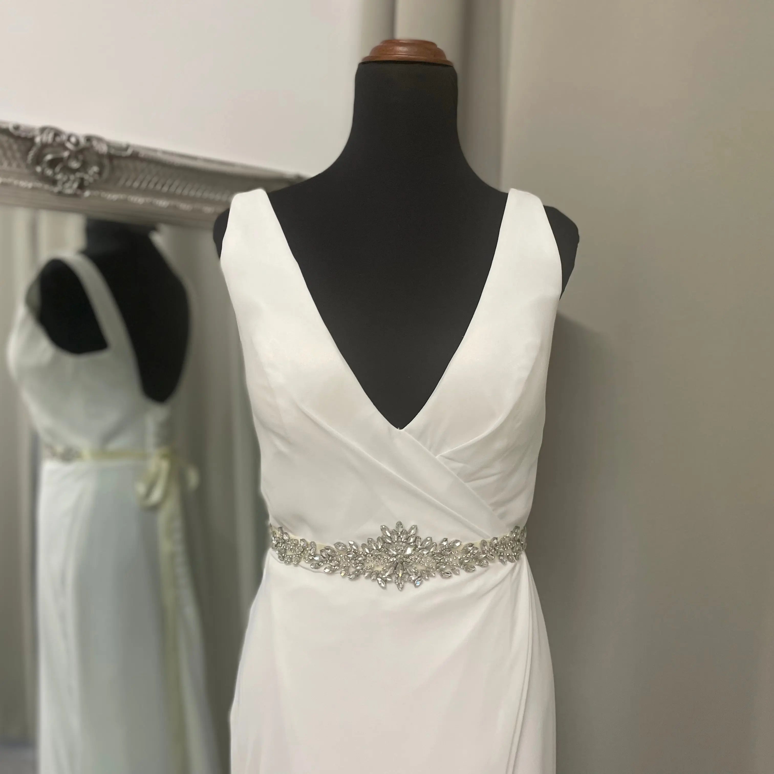 Rose Custom Bridal Belt.