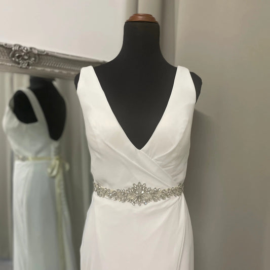 Rose Custom Bridal Belt.