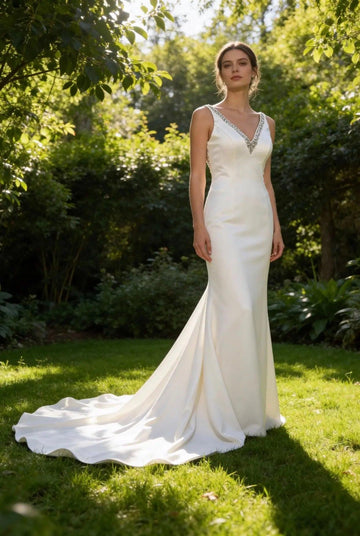 Treasure Fit & Flare Bridal Gown with Custom Bridal Alterations.