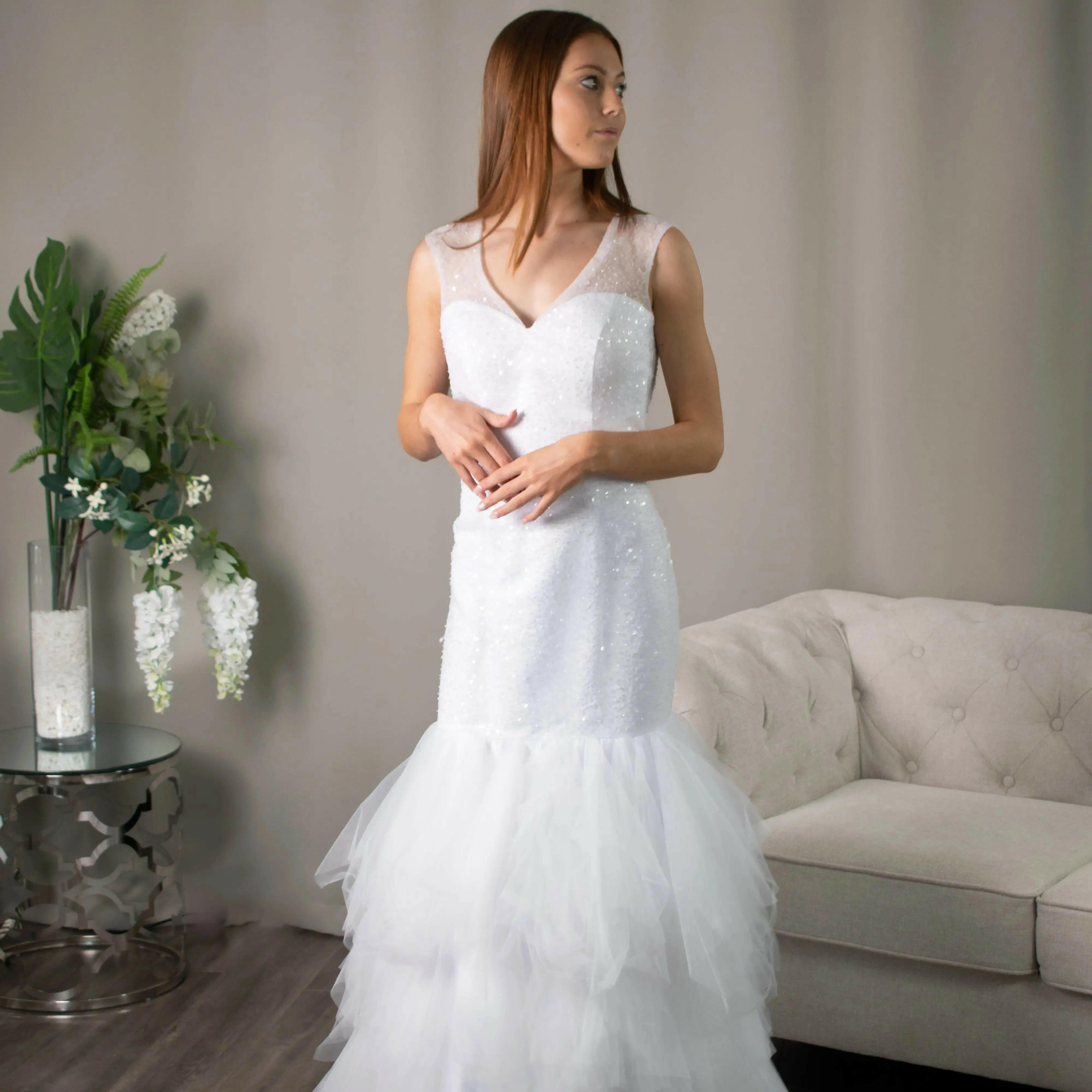 Harmony - Elegant Beaded Tulle Debutante Gown | The Deb Dresses Collection.