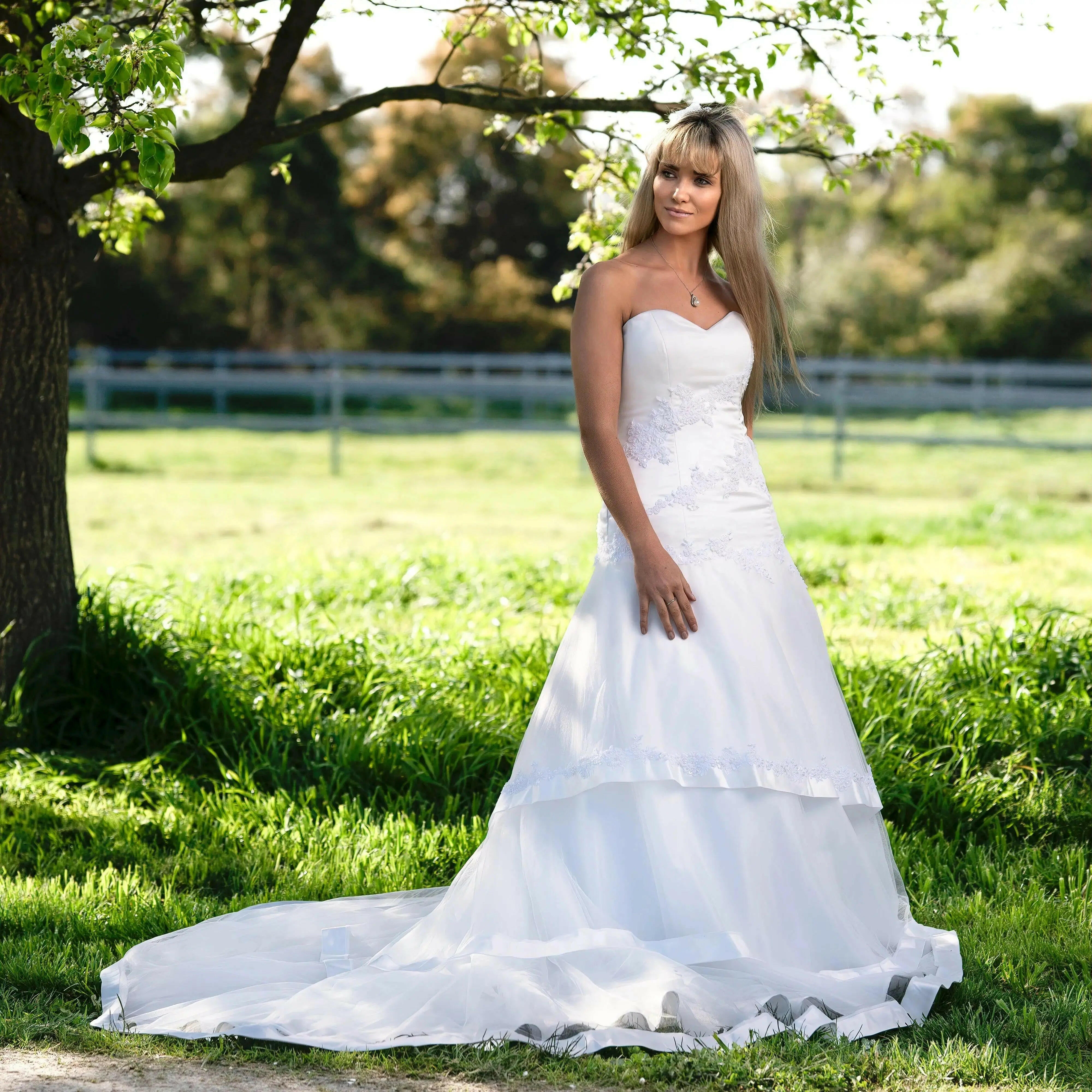 Hazel Lace & Tulle Mermaid Gown.