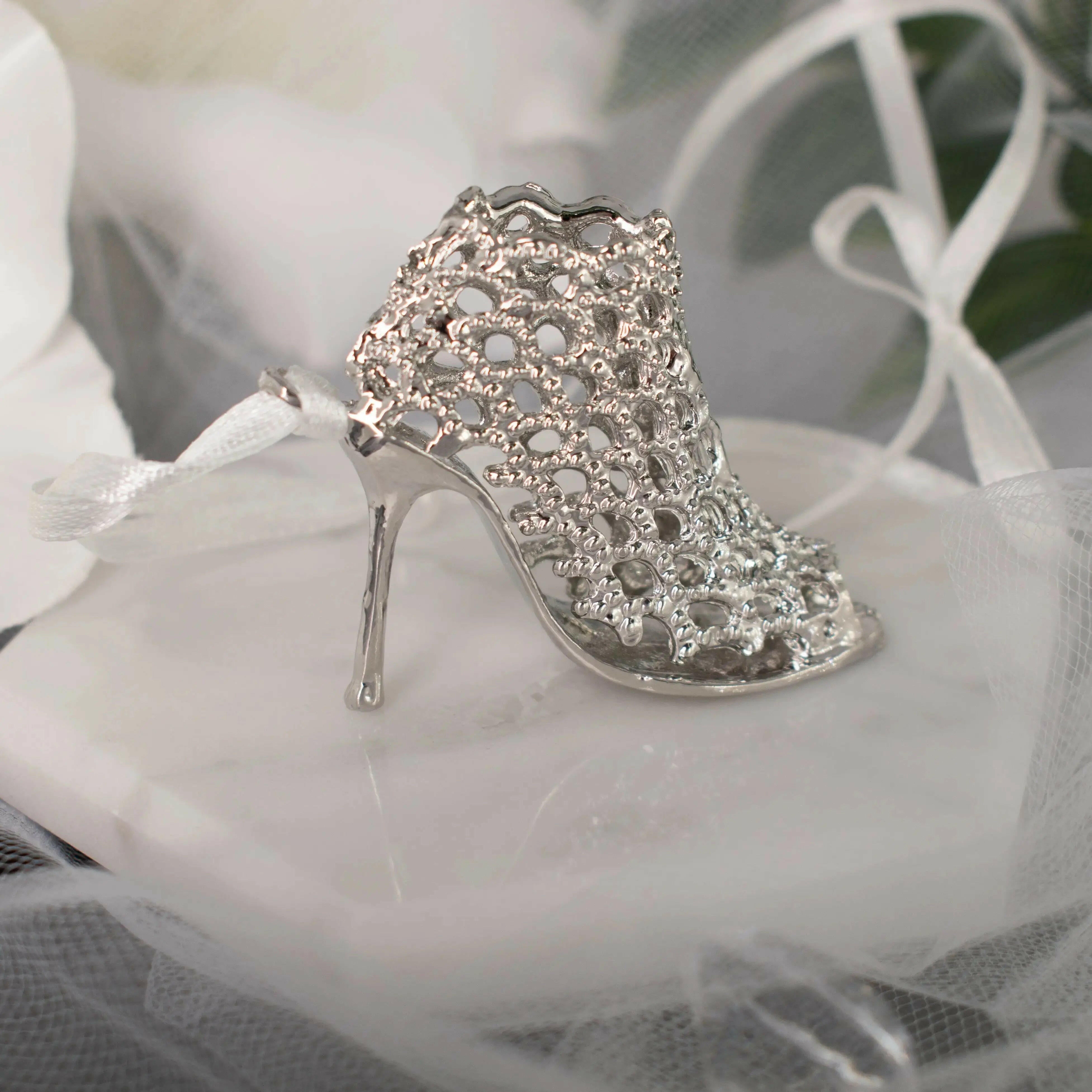 High Heels Wrist Charm: Wedding Good Luck Charms.