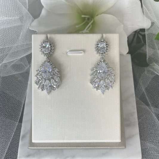 Gemma crystal earrings