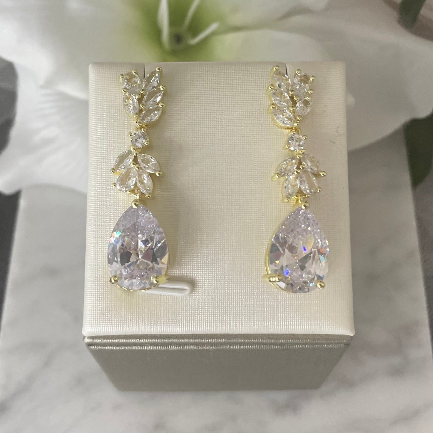 Paris crystal earrings