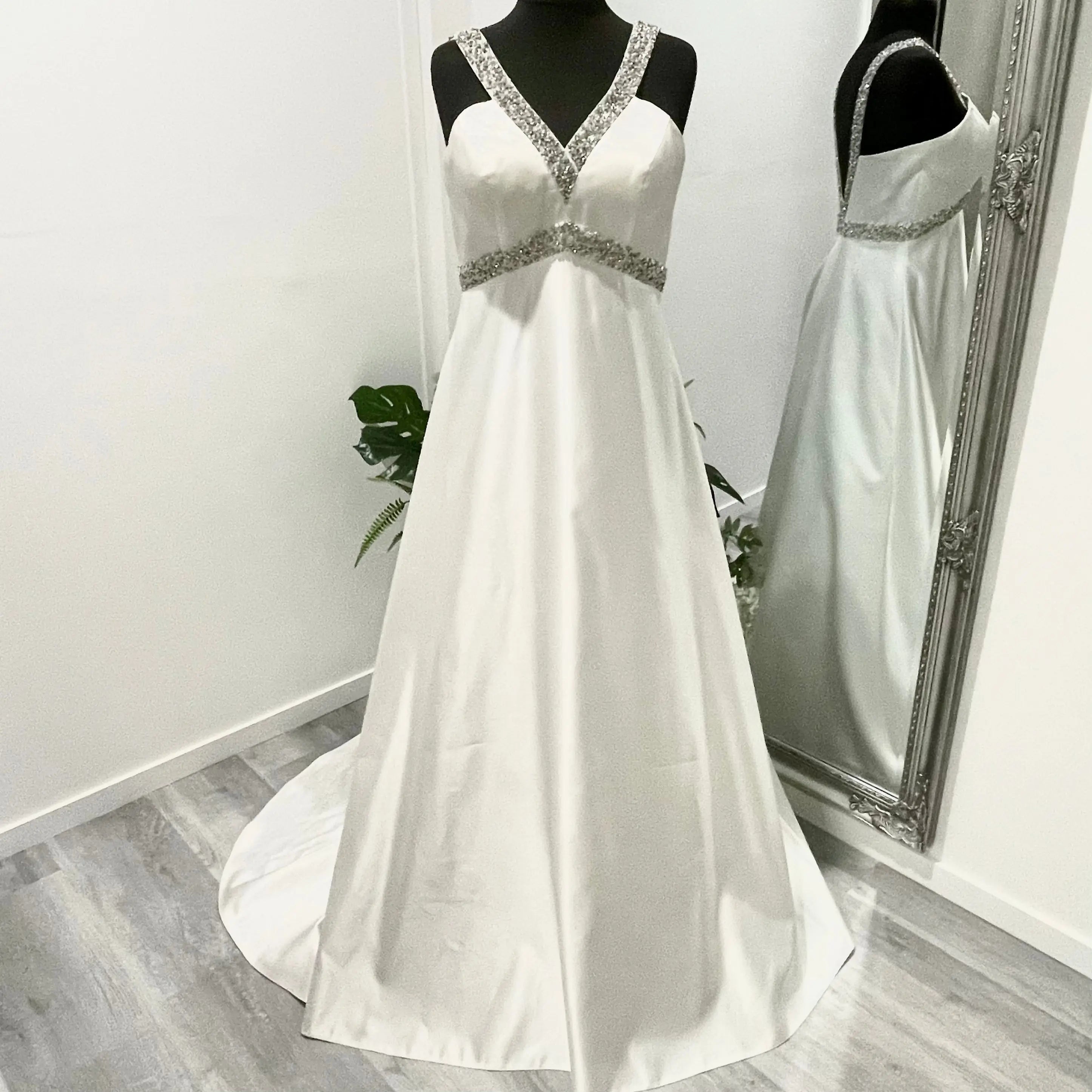 Dynasty V-Neckline Bridal Dress - Find Bridal Near Me.