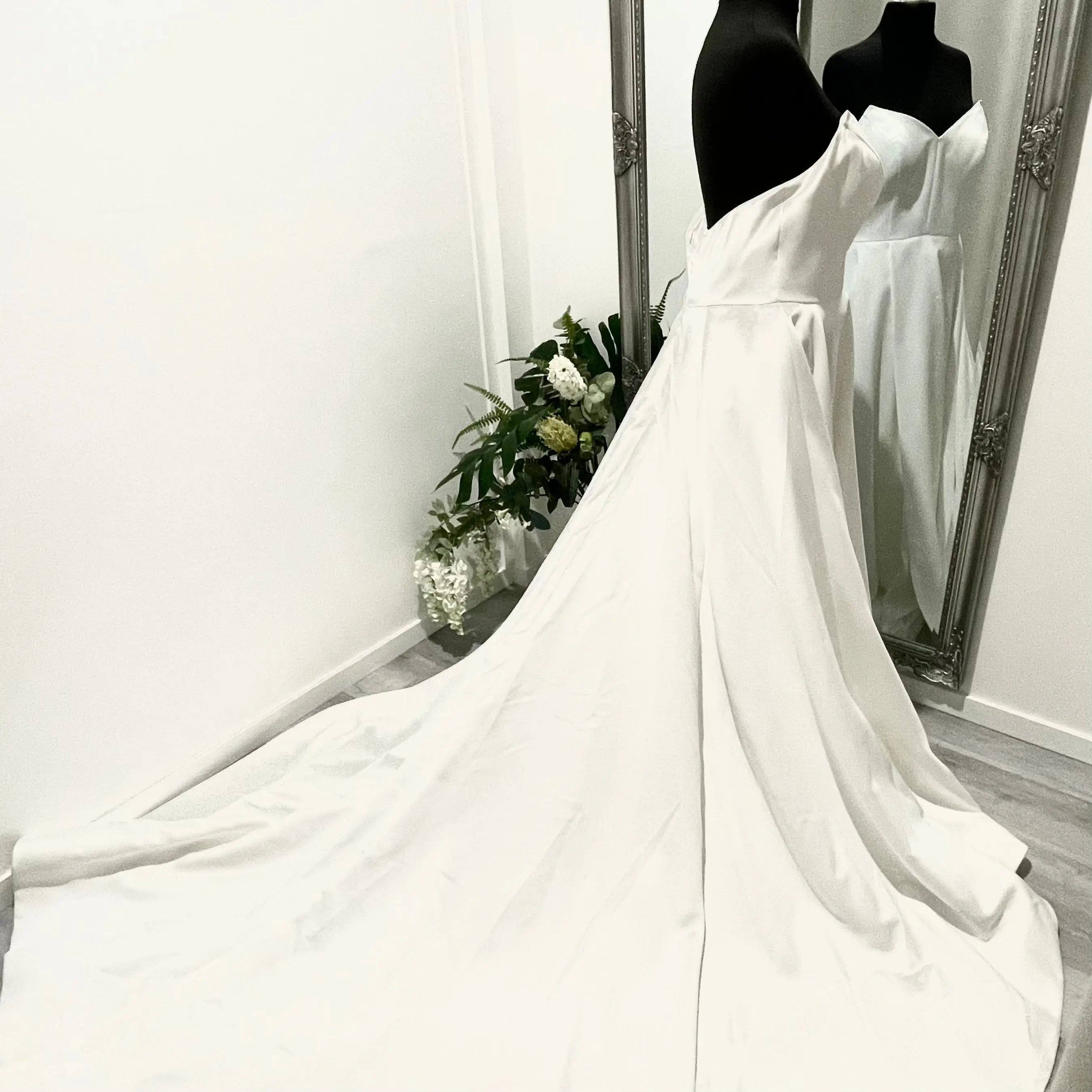 Katrin: Elegant Strapless Custom Bridal Gowns.