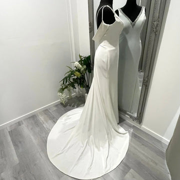 Treasure Fit and Flare with Custom Bridal Gown Alterations.