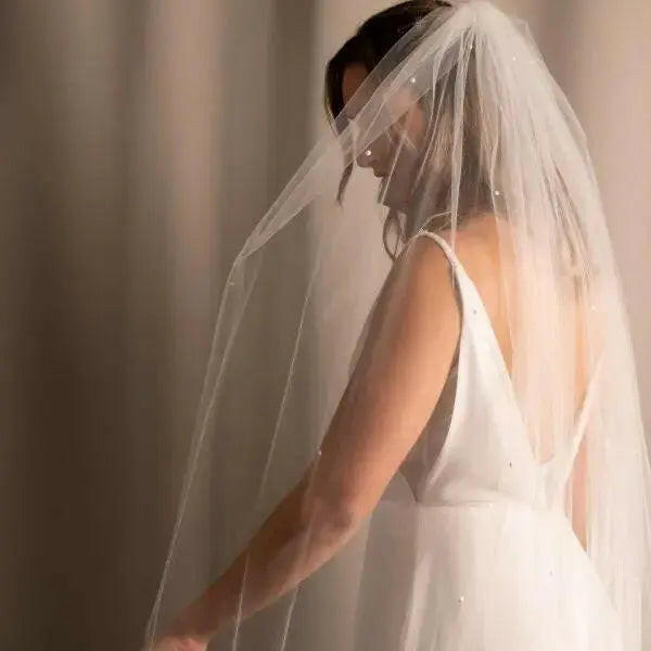 Jacinta Pearl Wedding Veil.