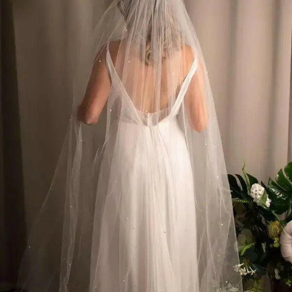 Jacinta Pearl Wedding Veil.