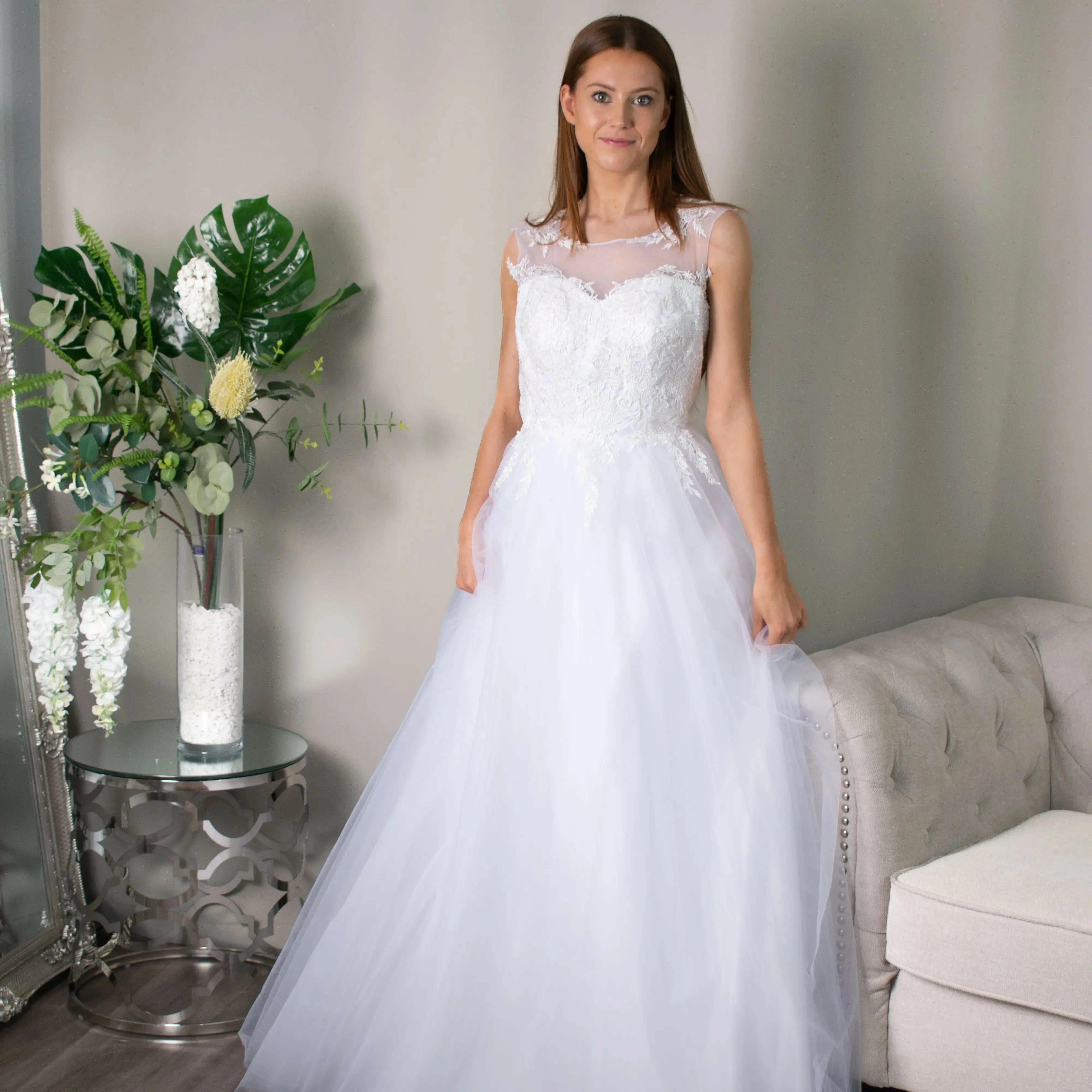 Lace Debs Dresses: Abigail Lace Deb Dress for Debutante Events
