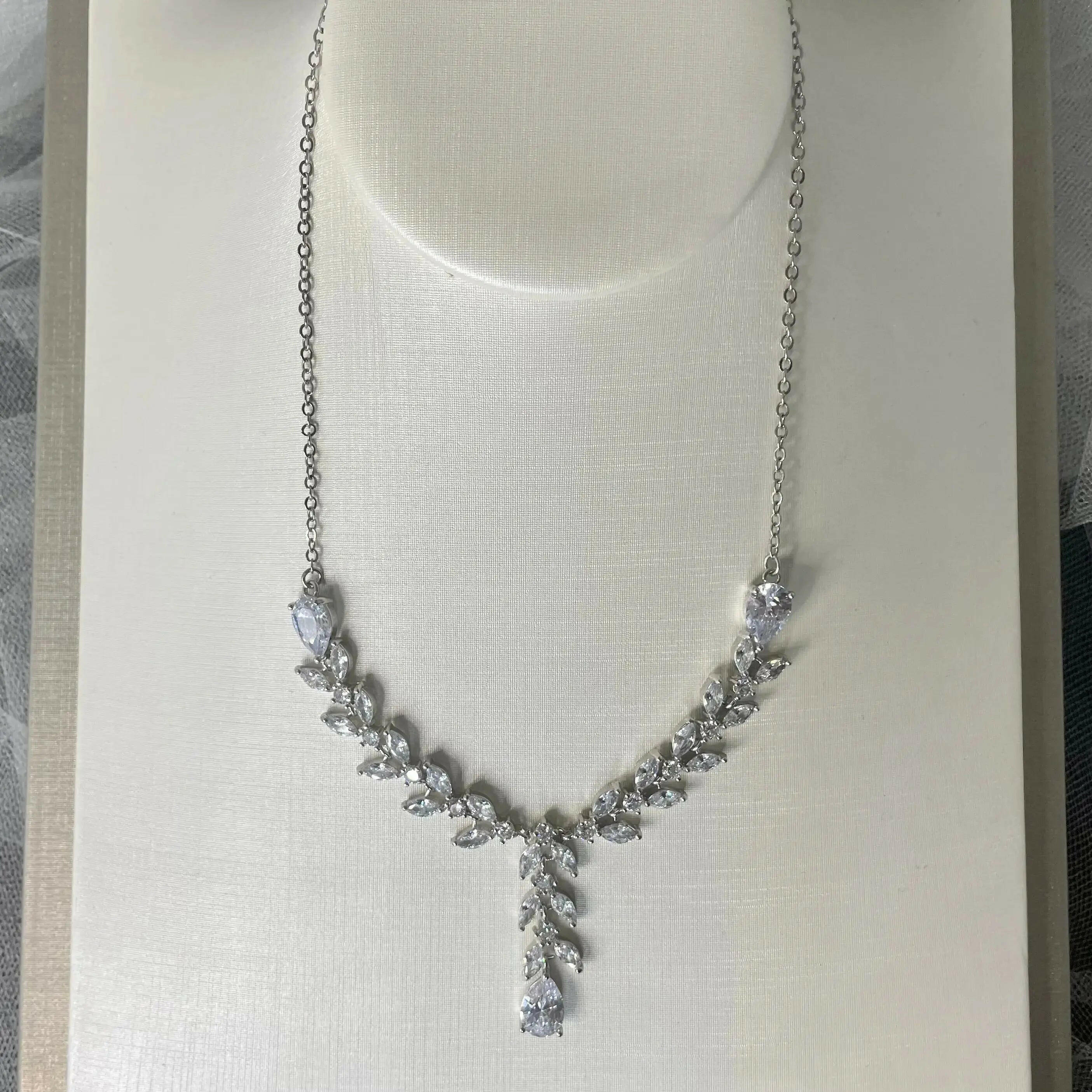 Madeleine bridal necklace.