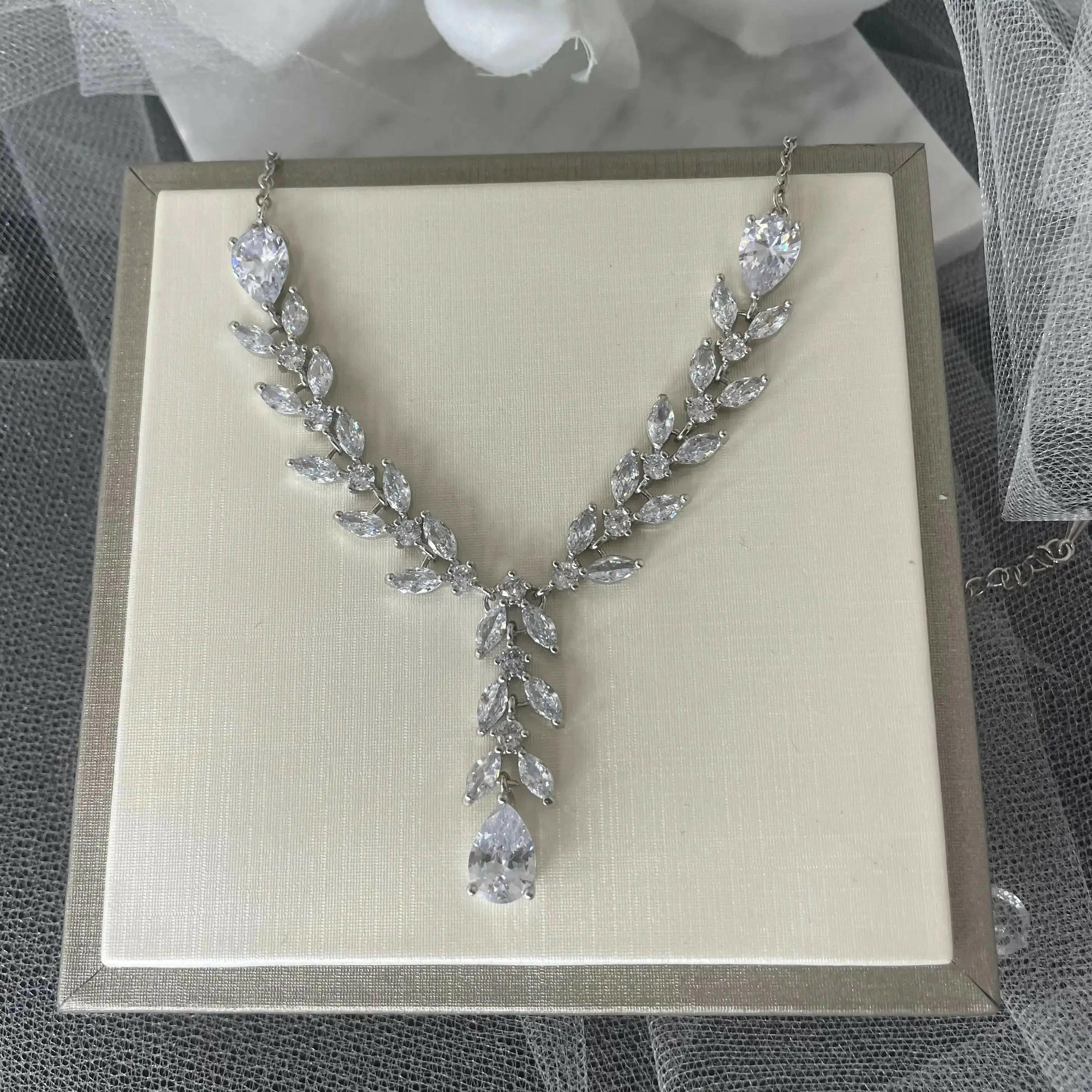 Madeleine bridal necklace.