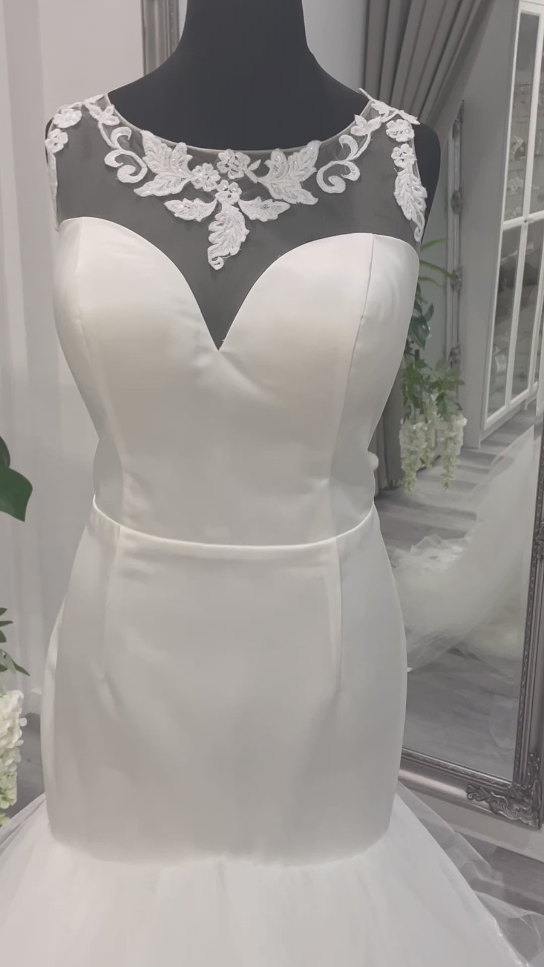 Stunning Iris Trumpet Couture Wedding Dresses Melbourne By Divine Bridal.