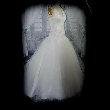 Starr Halter Neck Wedding Dress – Grand Clearance Sale.
